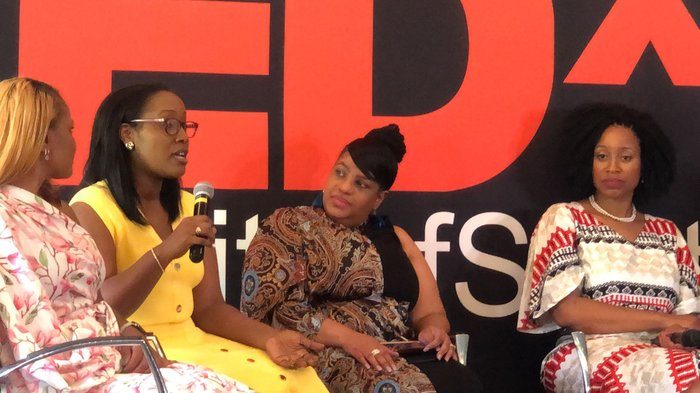 Shermaine Perry-Knights on a TEDx panel discussion