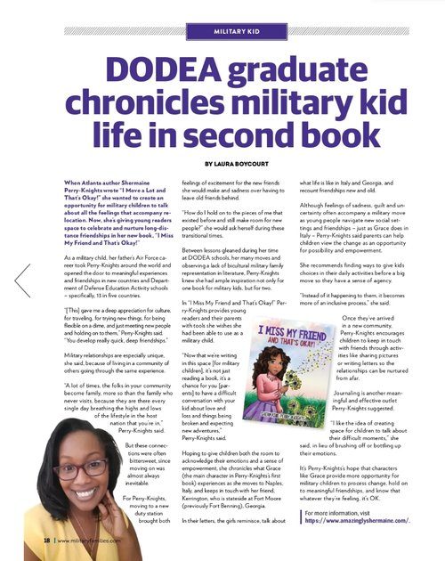 Military Families Magazine, DODEA graduate feature