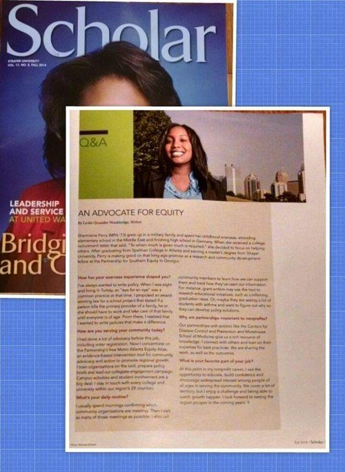 Scholar magazine, Strayer University feature